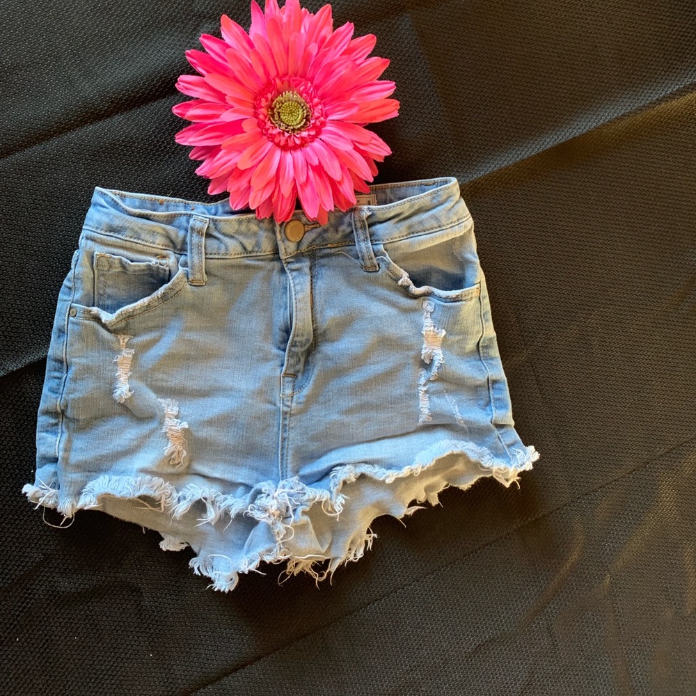 Denim shorts